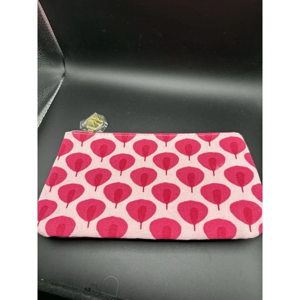 Estee Lauder Pink Floral Cosmetic Bag Pouch Beauty In Bloom Travel Makeup Unused